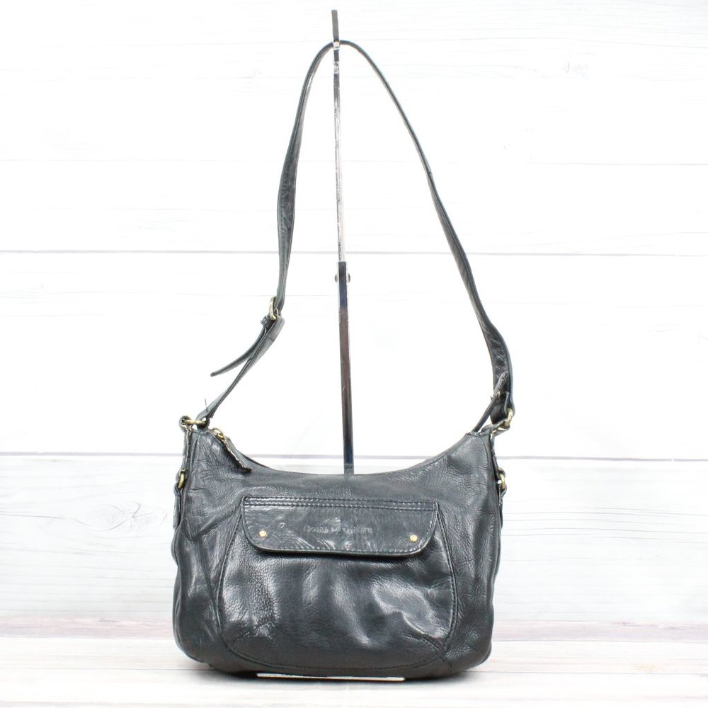 Stone Mountain Womens Black Nylon Shoulder Crossbody Bag - Picture 1 of 9